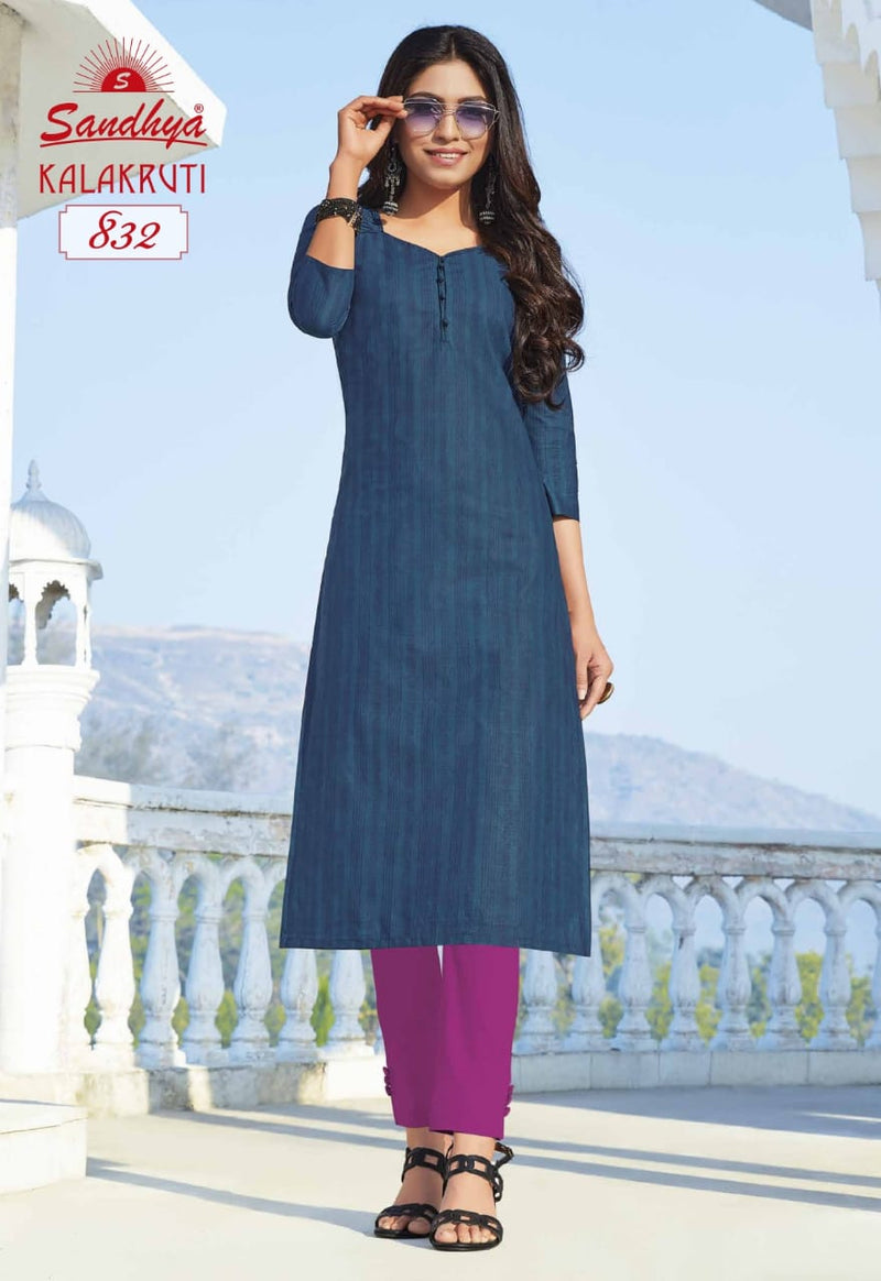 Sandhya Fashion Kalakruti Vol 23 Pure Cotton Readymade Exclusive Daily Wear Kurtis