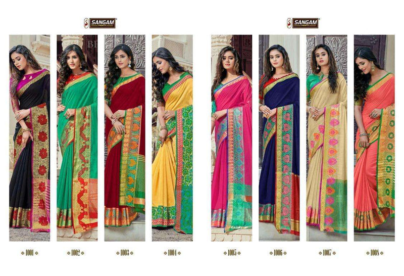 Sangam Prints Kadi Silk Vol 7 Cotton Regular Wear Saree