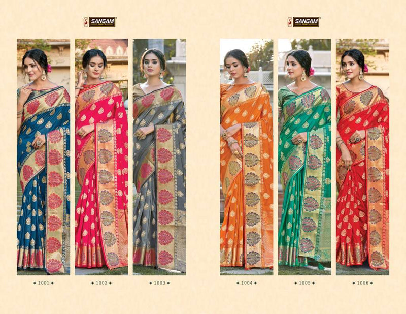 Sangam Prints Kanupriya Pure Silk Sarees