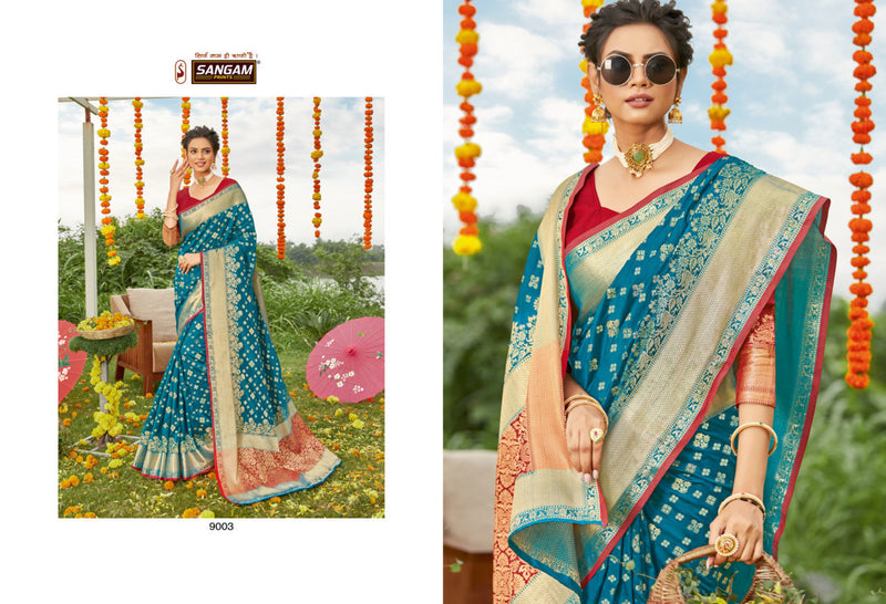 Sangam Prints Shivoham Silk Fancy Designer Banarasi saree