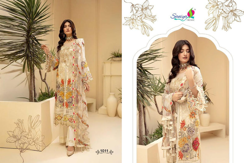 Saniya Trendz Blockbuster Vol 1 Faux Georgette With Heavy Embroidery
