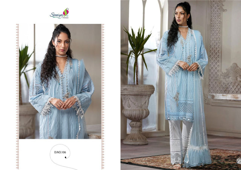 Saniya Trendz Rouch Vol 9 Pure Cambric Embroidered Pakistani Salwar Kameez