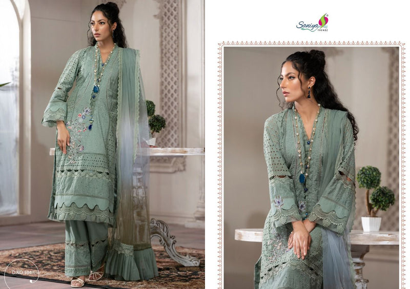 Saniya Trendz Rouch Vol 9 Pure Cambric Embroidered Pakistani Salwar Kameez