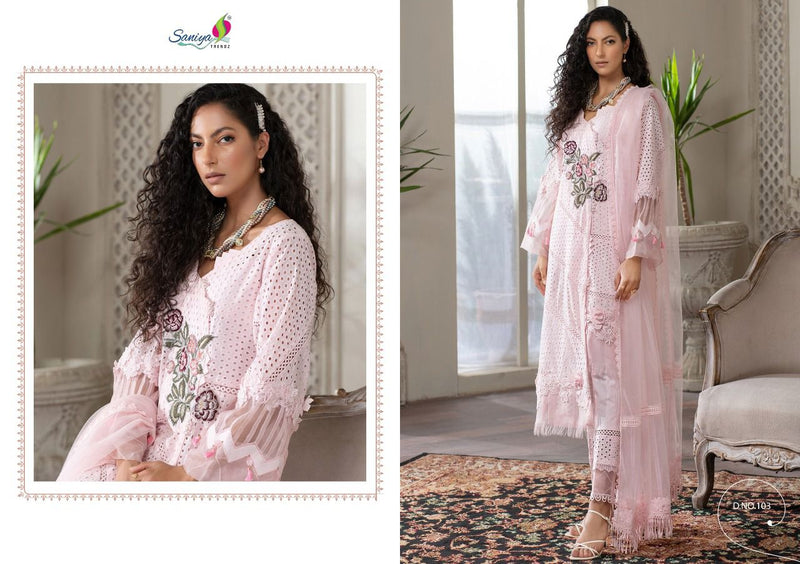 Saniya Trendz Rouch Vol 9 Pure Cambric Embroidered Pakistani Salwar Kameez