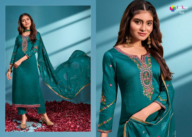 Sanskruti Silk Sublime Jam Silk With Heavy Work Salwar Suit