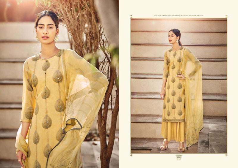 Sargam Prints Areeba Muslin Cotton Foil Print With Embroidery Work Regular Wear Salwar Suits
