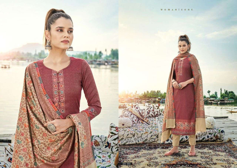 Sargam Prints Norin Pashmina Fancy Weaving Jecquard Salwar Suit