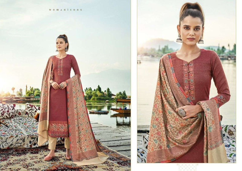 Sargam Prints Norin Pashmina Fancy Weaving Jecquard Salwar Suit