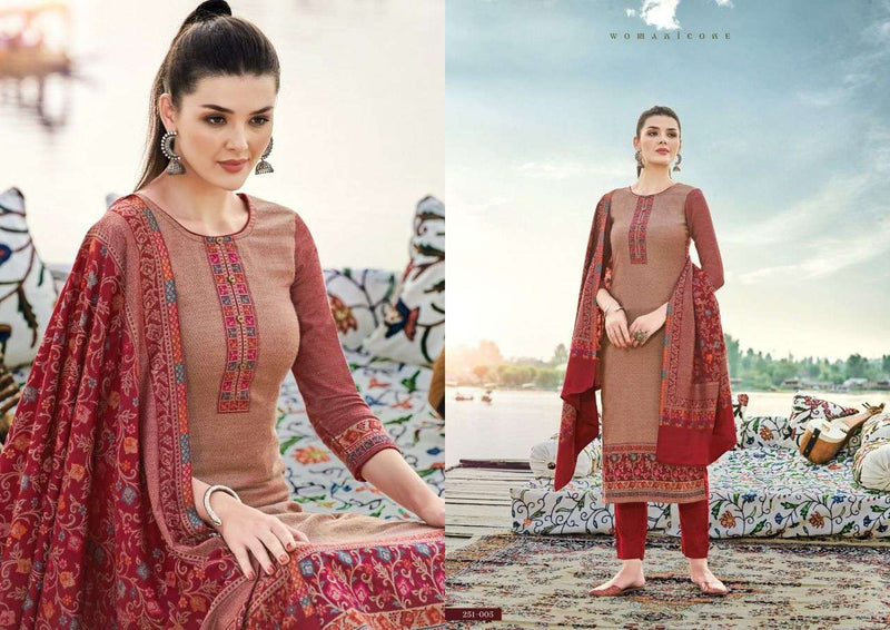 Sargam Prints Norin Pashmina Fancy Weaving Jecquard Salwar Suit