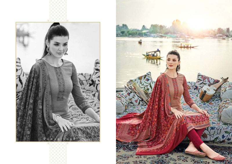 Sargam Prints Norin Pashmina Fancy Weaving Jecquard Salwar Suit