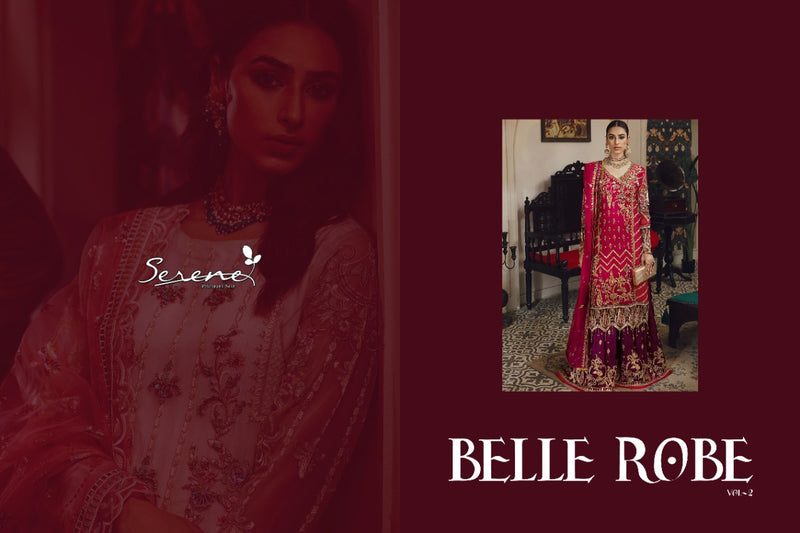 Serene Belle Rose Vol 2 Faux Georgette Heavy Embroidered Work Salwar Kameez