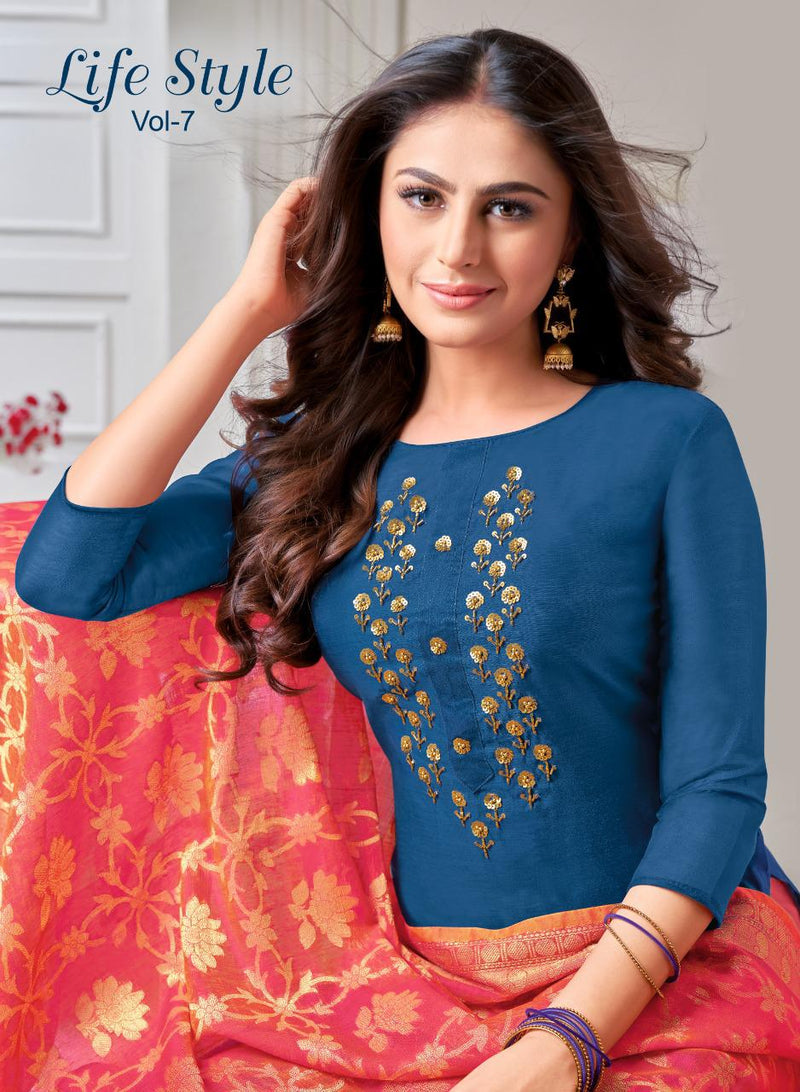 Shagun Lifestyle Vol 7 Modal Silk Stylish Designer Wear Salwar Kameez