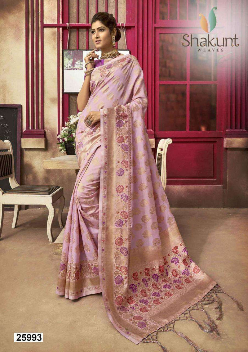 Shakunt Saree Anahita Silk Printed Fancy Attractive Look Designer Sarees