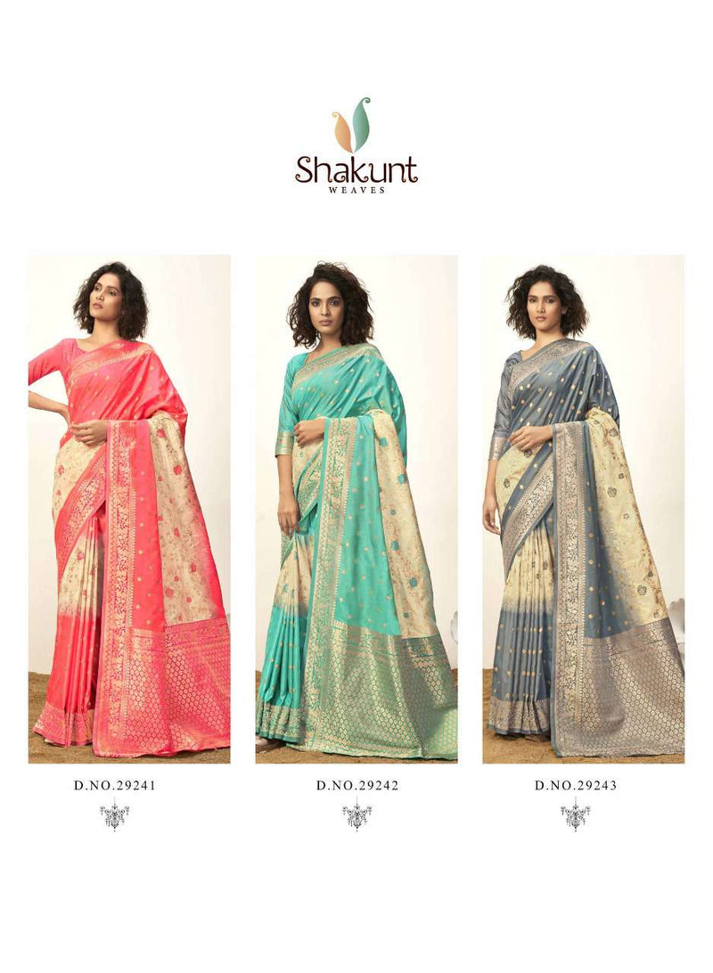 Shakunt Saree Sks 46 Silk WIth Stone Work Saree