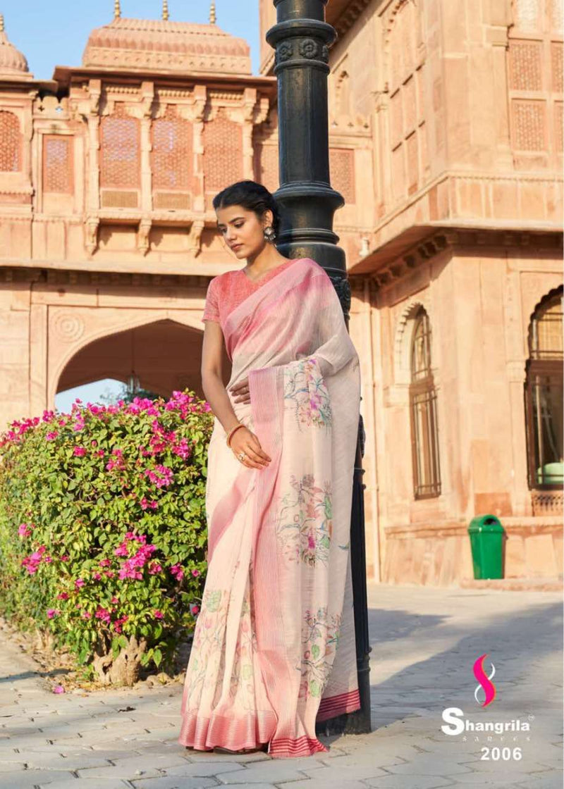 Shangrila Creation Jaipuri Linen Vol 6 Designer With Authentic Handloom Fancy Sarees