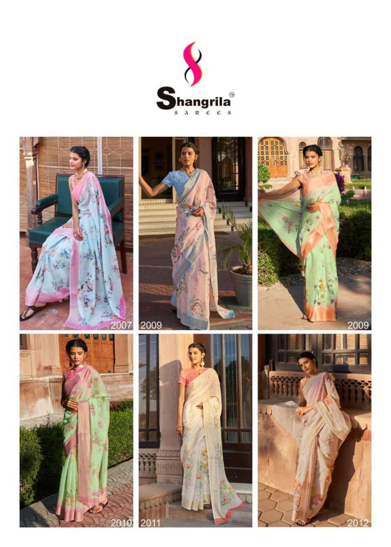 Shangrila Creation Jaipuri Linen Vol 6 Designer With Authentic Handloom Fancy Sarees