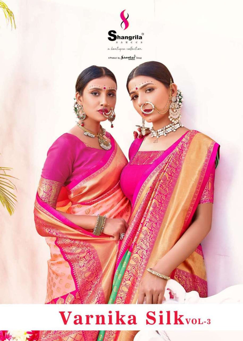 Shangrila Creation Presents Varnika Silk Vol 3 Silk Traditional Wear Exclusive Fancy Saree
