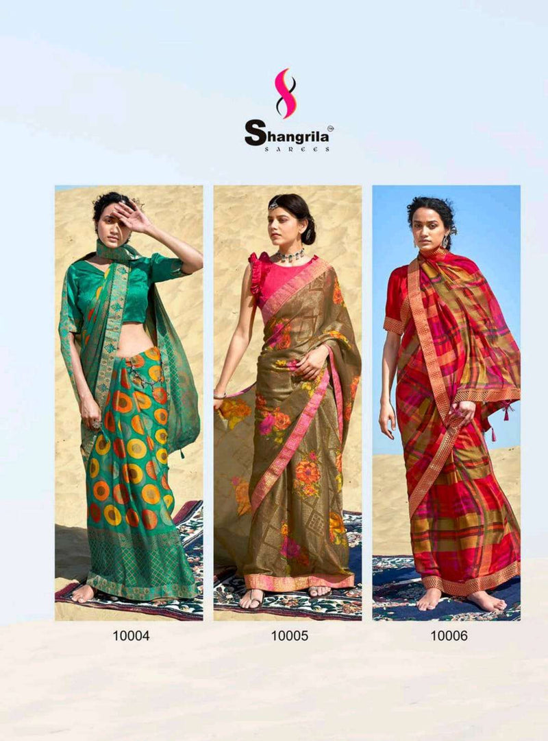 Shangrila Prints Annora Brasso Vol 2 Premium Designer Silk Jacquar Work Sarees Collection