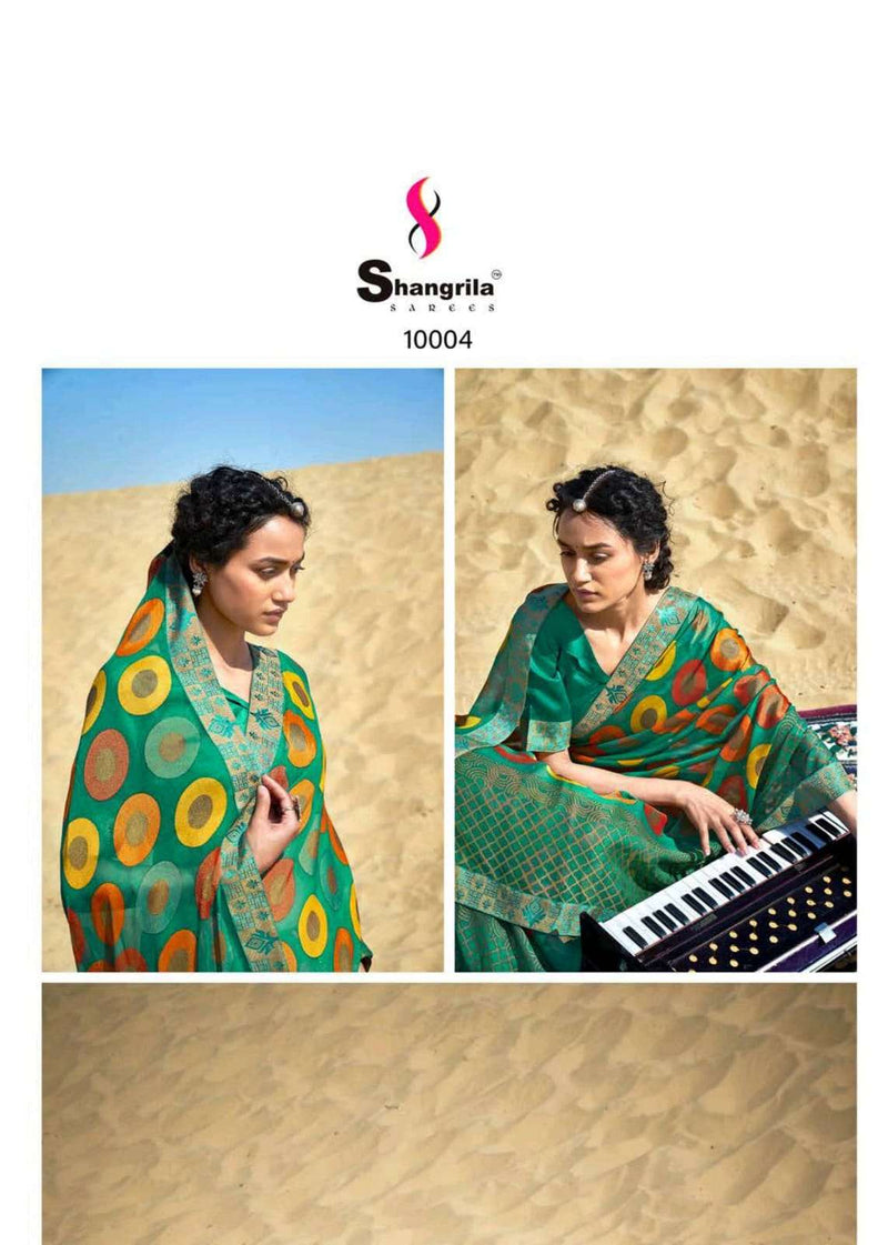 Shangrila Prints Annora Brasso Vol 2 Premium Designer Silk Jacquar Work Sarees Collection