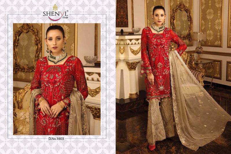 Shenyl Fab Present Zebtan Vol 1 With Fox Georgette With Heavy Designer Daimond Work With Embroidery Pakistani Salwr Kameez