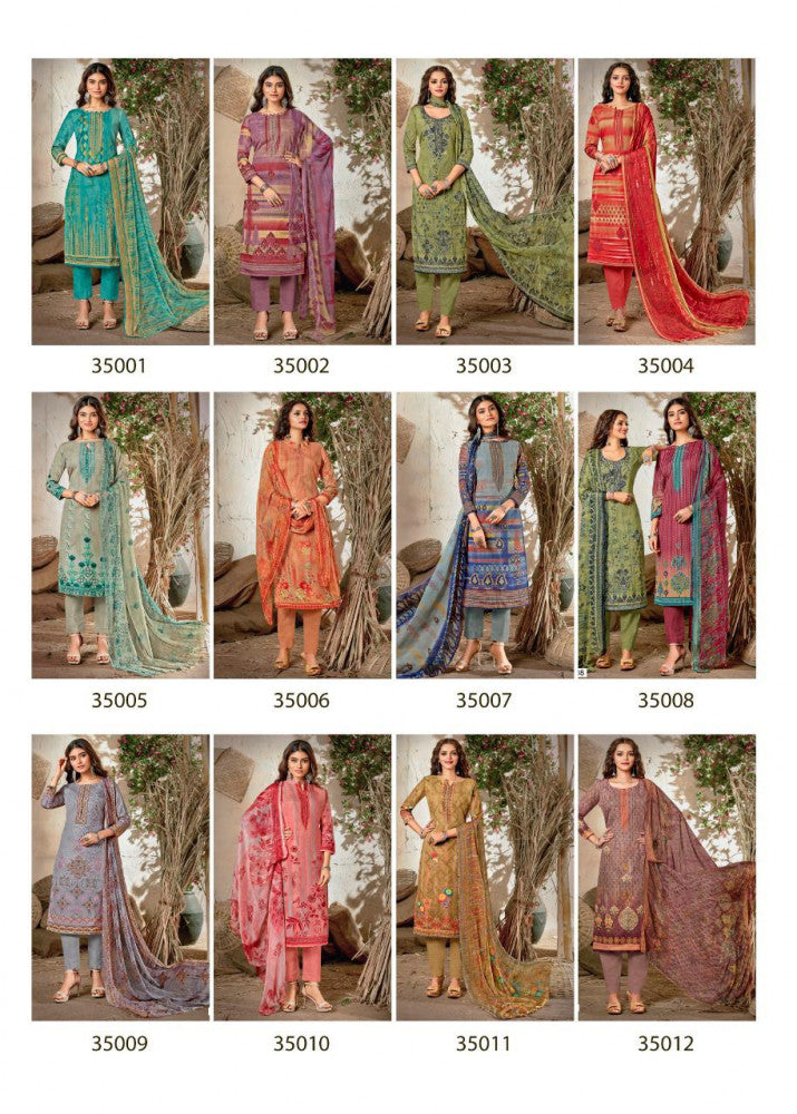 Shiv Gori Panjabi Kudi Vol 35 Heavy Cotton Printed Regular Wear Fancy Salwar Suits With Dupatta