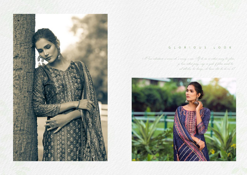 Shiv Gori Silk Mills Parijat Vol 2 Velvet Digital Print Salwar Suit