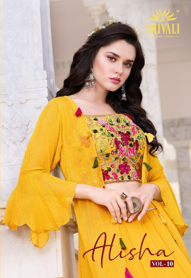 Shivali Fashion Alisha Vol 10 Fancy Partywear Designer Collection