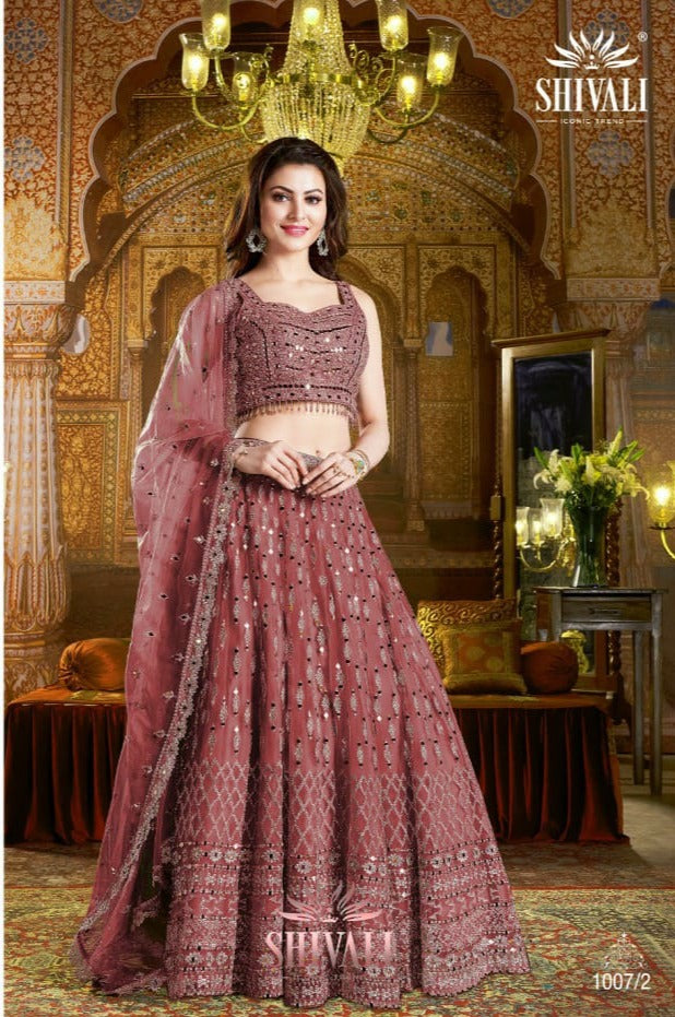 Shivali Fashion Dno 1007-2 Stylish Designer Handwork Lehenga Choli