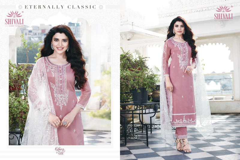 Shivali Fashion Launch Kiara Vol 4 Fancy Embroidery Work Exclusive Designer Readymade Salwar Suits