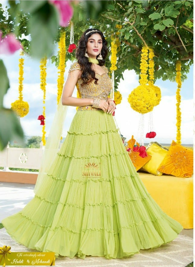 Shivali Fashion The Wedding Story 1010 Stylish Designer Handwork Lehenga Choli