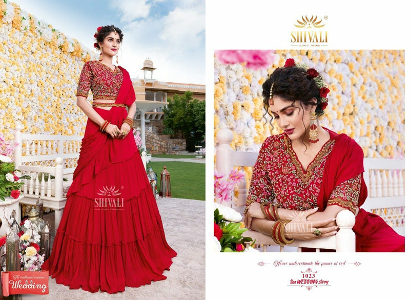 Shivali Fashion The Wedding Story 1023 Stylish Designer Handwork Lehenga Choli