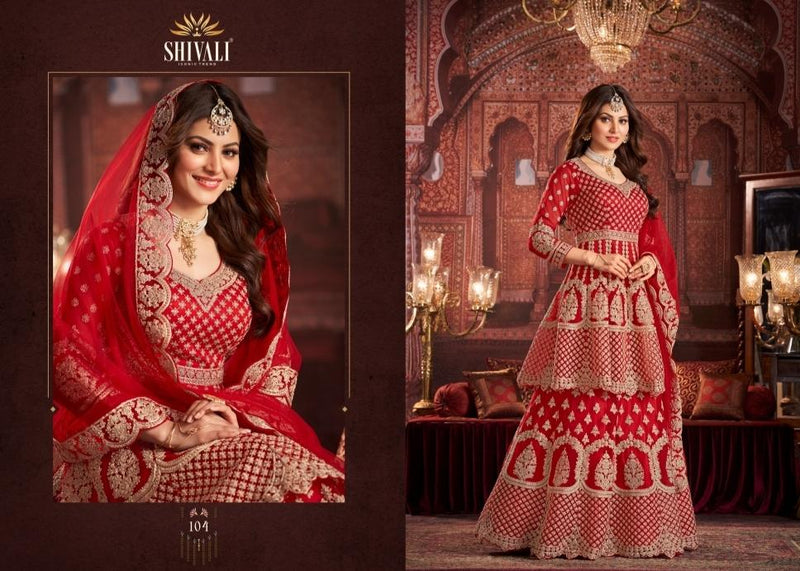 Shivali Fashion Urvashi Peplam Glamours Designer Bridal Wear Collection