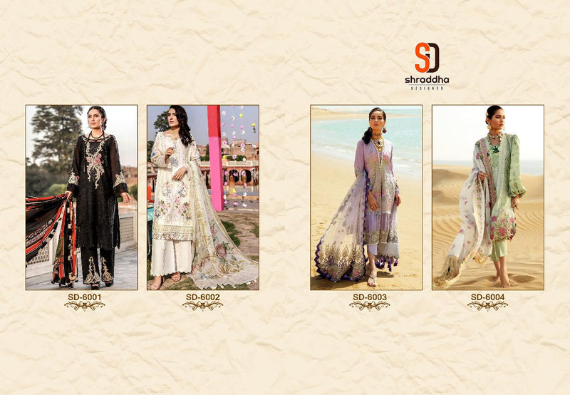 Shraddha Designer Charizma Vol 6 Cambric Cotton With Heavy Work Salwar Kameez