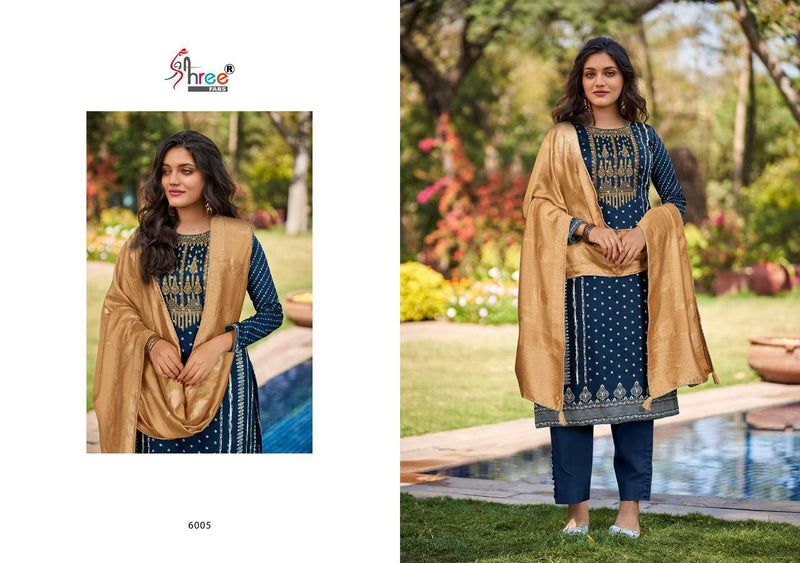Shree Fab Miraya Pure Jam Cotton Exlusive Embroidery Work Designer Salwar Kameez