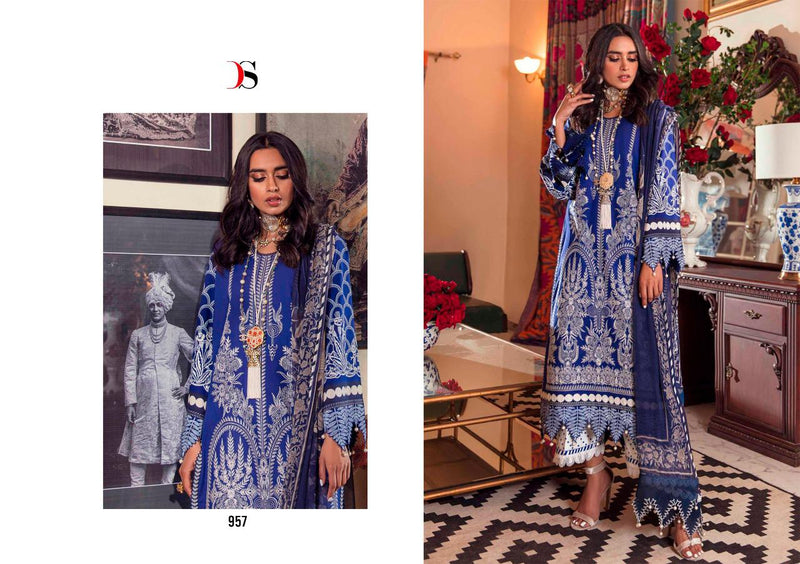 Deepsy Suit Sana Safinaz Muzlin Vol 2 Cotton Print With Embroidery Work Pakistani Suits