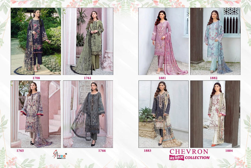 Shree Fabs Cheron Remix Collection Cotton Print Salwar Suit
