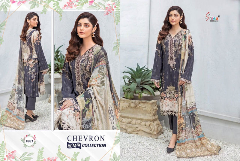 Shree Fabs Cheron Remix Collection Cotton Print Salwar Suit
