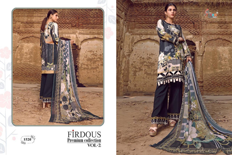 Shree Fabs Firdous Premium Collection Vol 2 Jam Cotton Embroidered Pakistani Suit