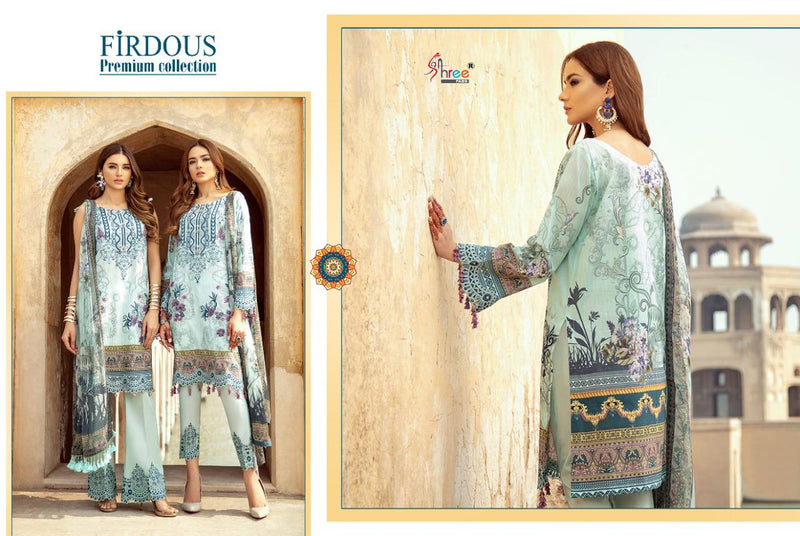 Shree Fabs Firdous Premium Collection Jam Cotton Pakistani Designer Salwar Kameez