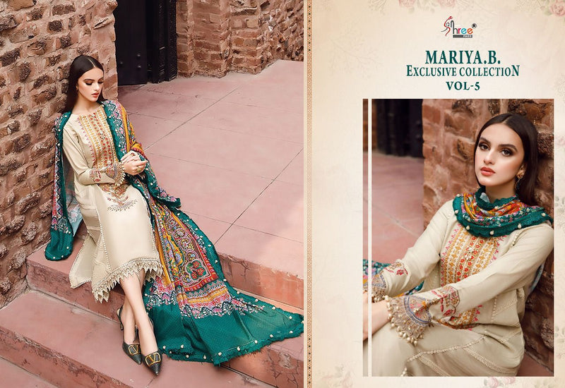 Shree Fabs Maria B Exclusive Collection Vol 5 Rayon Cotton Kashmiri Self Embroidered Pakistani Suit