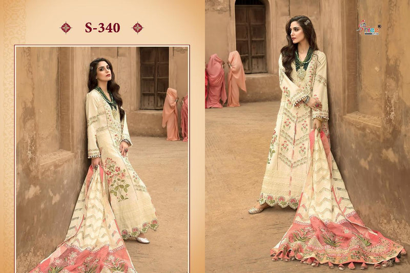 Shree Fabs Num S 340 Lawn Cotton With Embroidery Work Exclusive Designs Pakistani Salwar Suits