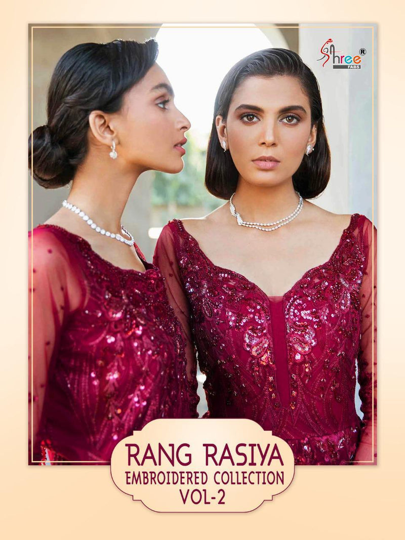 Shree Fabs Rangrasiya Embroidered Collection Vol 2 Bridal Wear Salwar Kameez