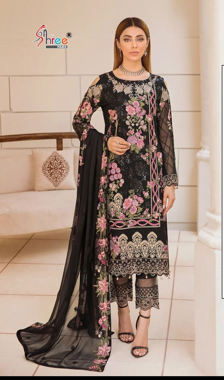 Shree Fabs S 396 Fox Georgette Pakistani Designer Wear Salwar Kameez