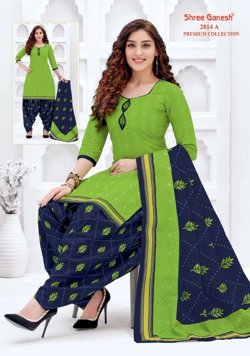 Shree Ganesh Hanshika Vol 10 Pure Cotton Readymade Patiyala Suit