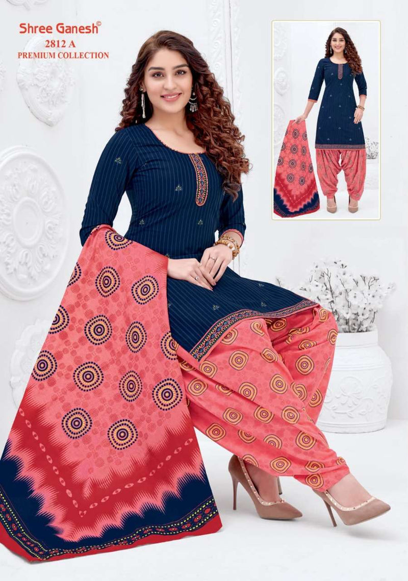 Shree Ganesh Hanshika Vol 10 Pure Cotton Readymade Patiyala Suit