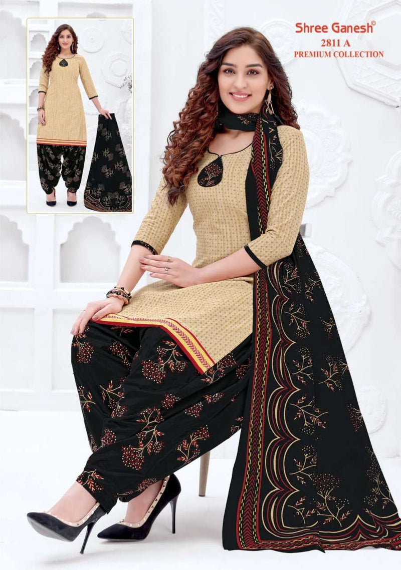 Shree Ganesh Hanshika Vol 10 Pure Cotton Readymade Patiyala Suit