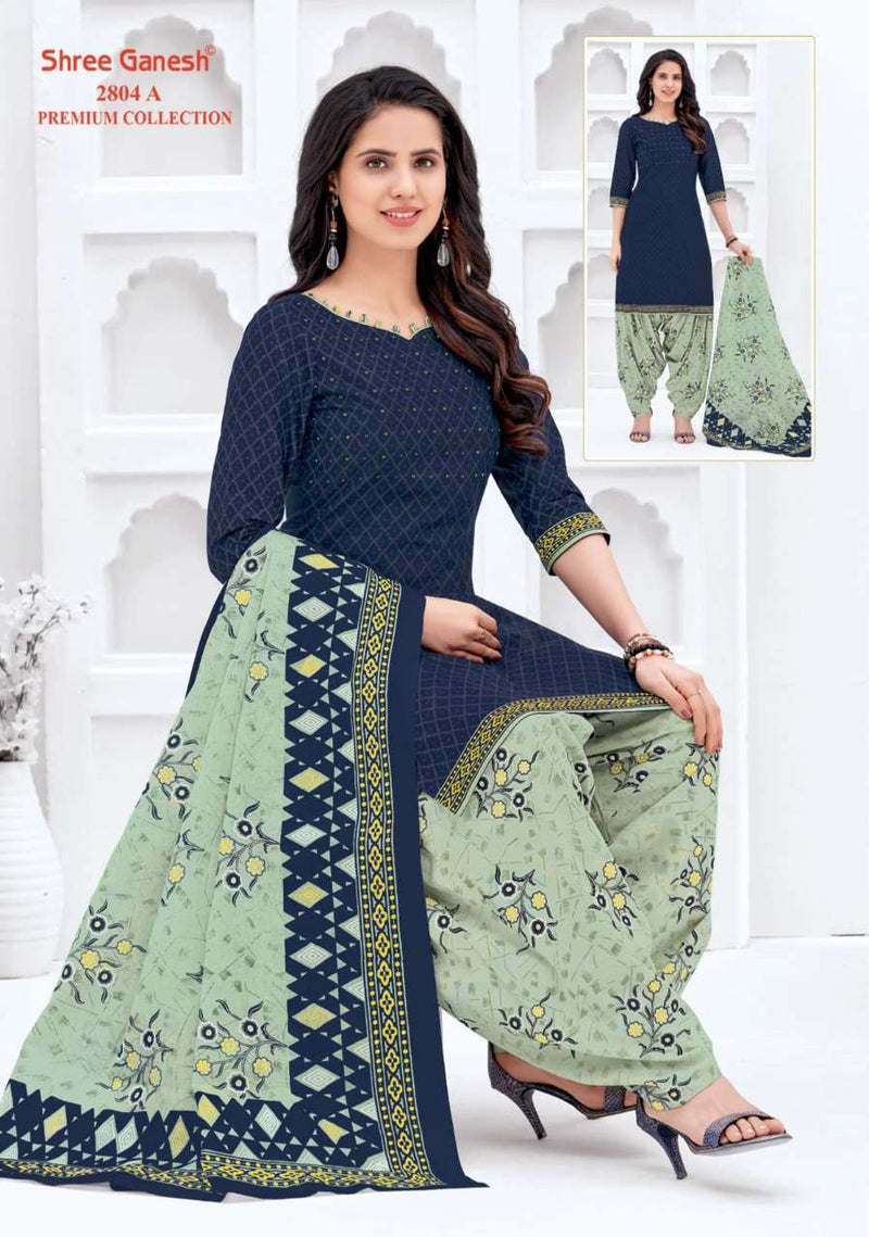 Shree Ganesh Hanshika Vol 10 Pure Cotton Readymade Patiyala Suit