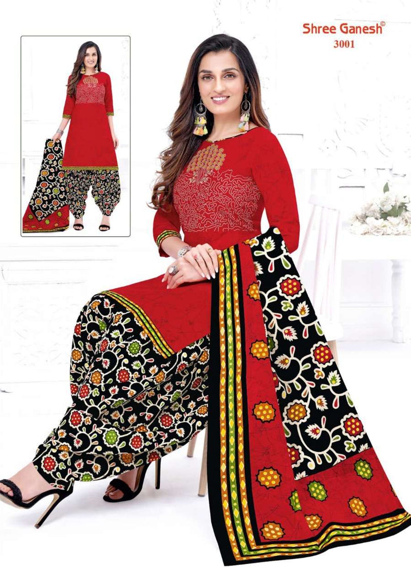 Shree Ganesh Hanshika Vol 10 Pure Cotton Readymade Patiyala Suit