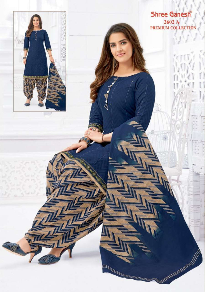 Shree Ganesh Hanshika Vol 10 Pure Cotton Readymade Patiyala Suit