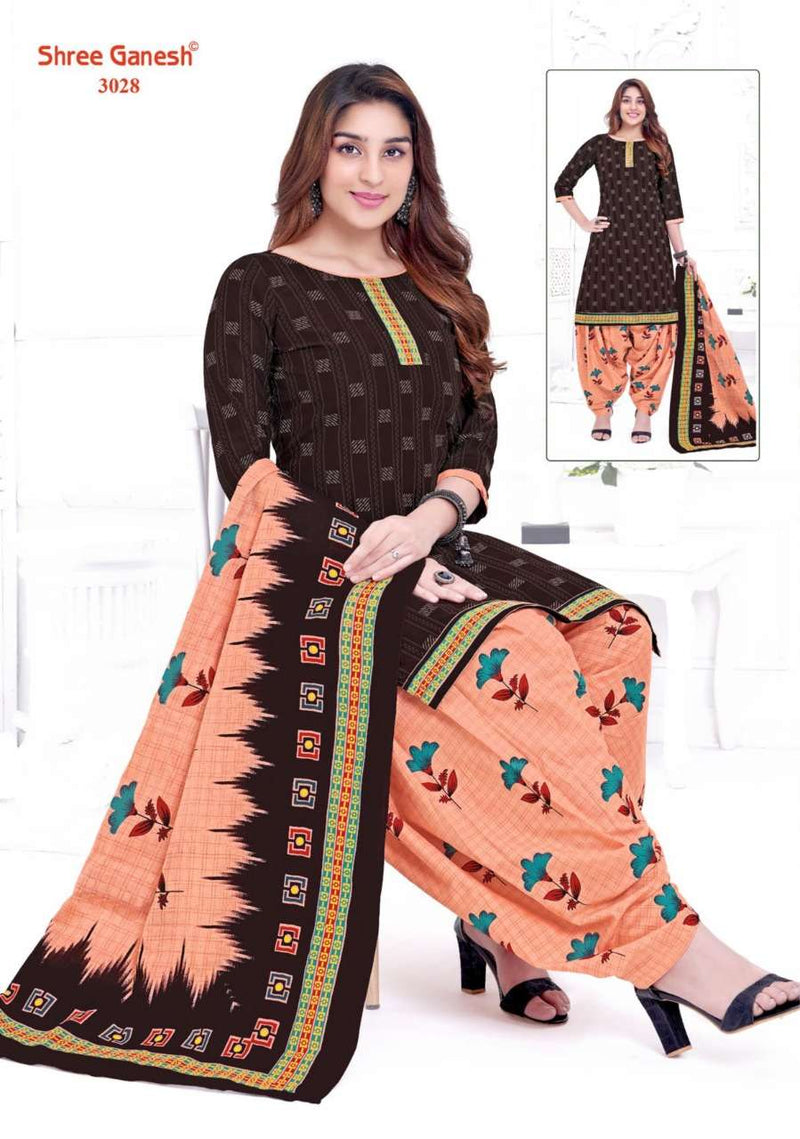 Shree Ganesh Hanshika Vol 10 Pure Cotton Readymade Patiyala Suit